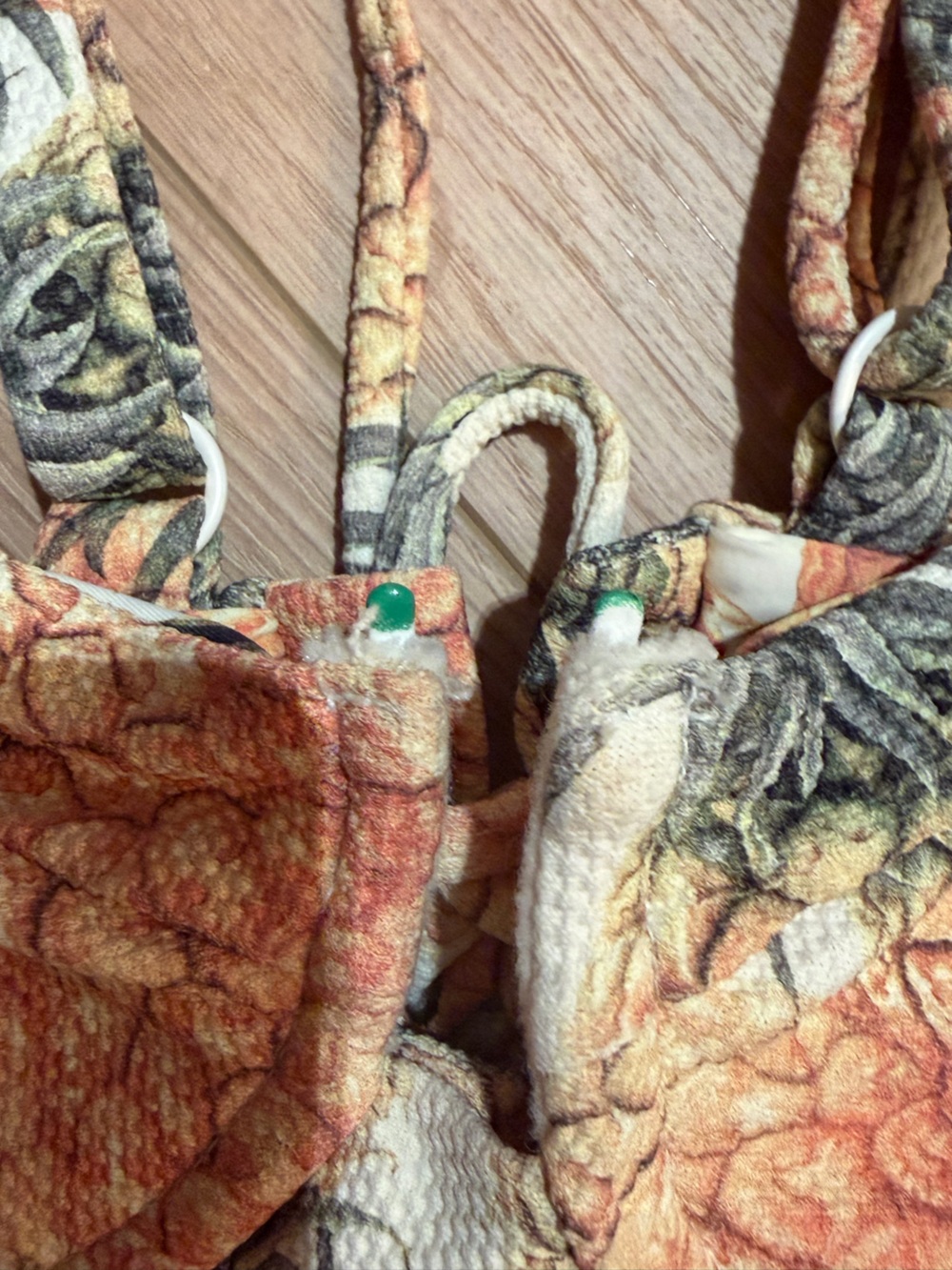 Boys & arrows pineapple bikini Set - Orange, green & White - Picture 3 of 5